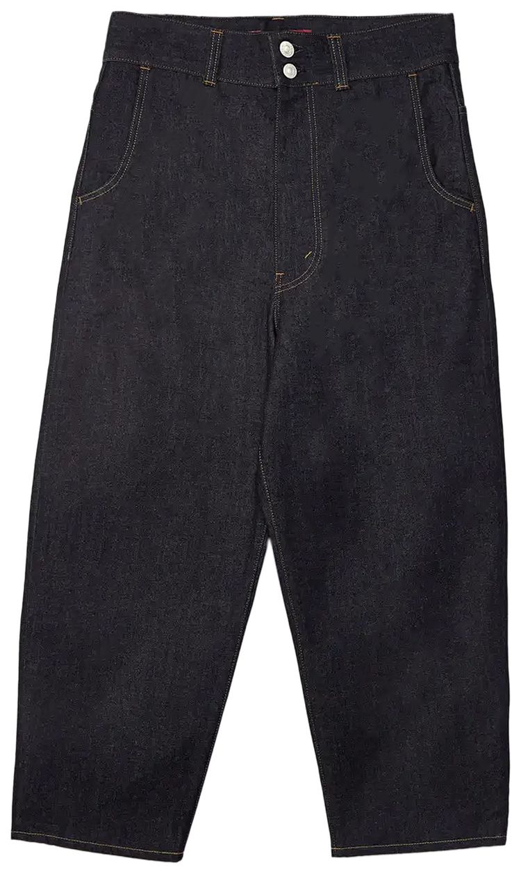 Junya Watanabe Print Pocket Jeans NavyMulticolor