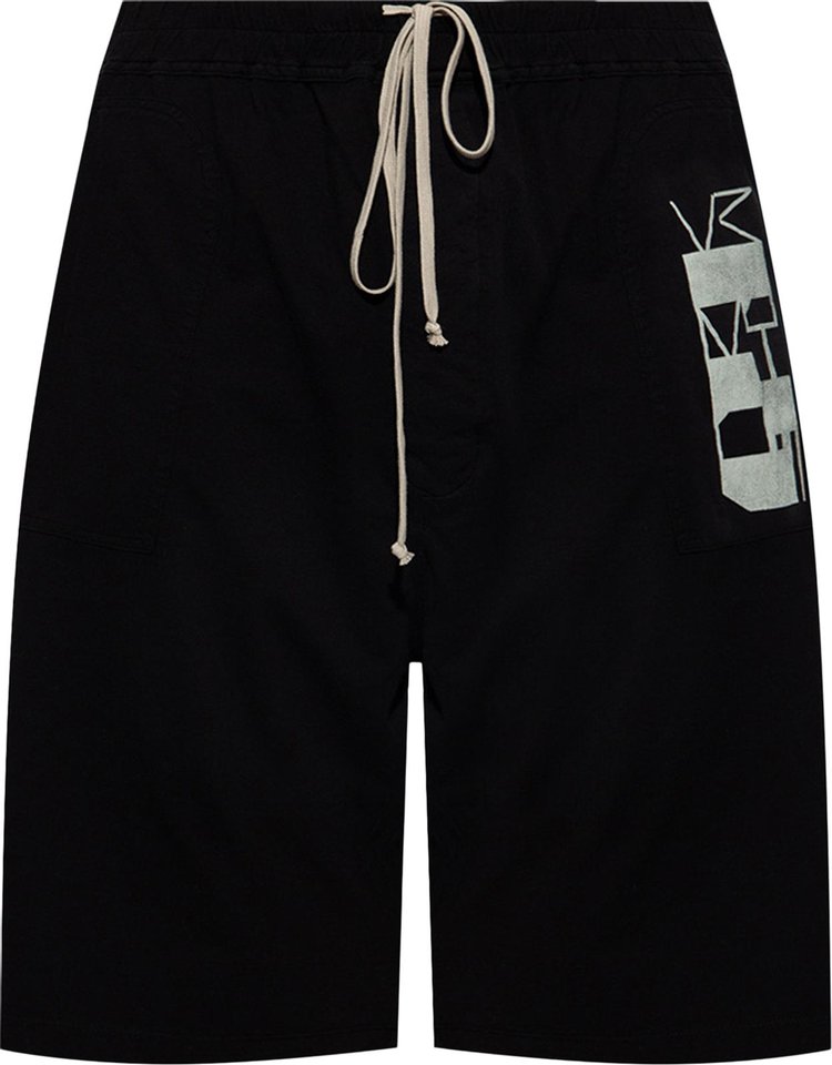 Rick Owens DRKSHDW Bela Knit Shorts 'Black/Oyster'