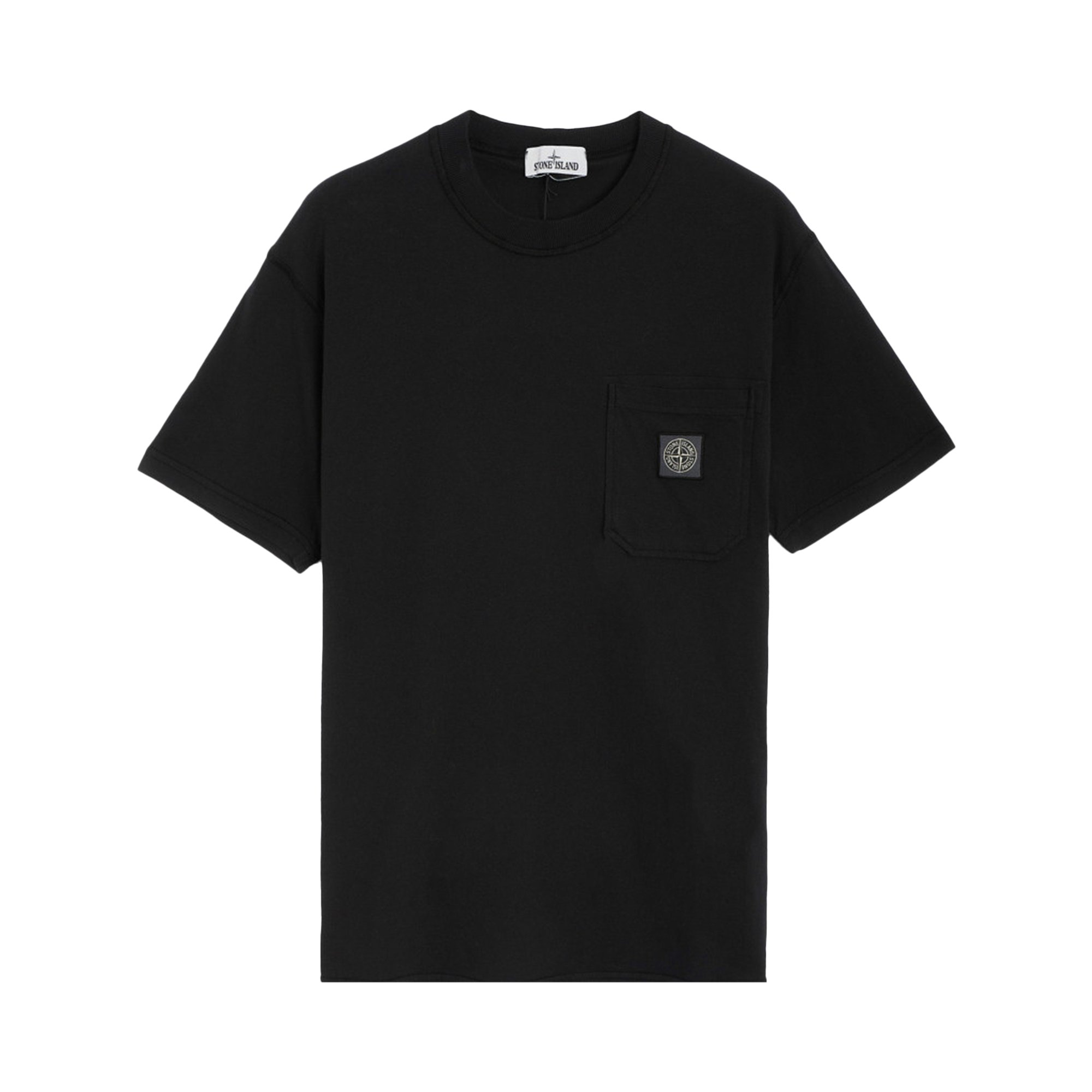 Buy Stone Island Pocket Classic Logo Patch T-Shirt 'Black
