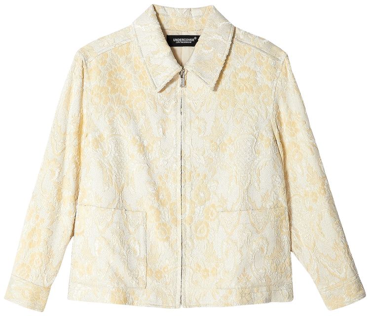 Undercover Floral Embroidered Jacket Ivory