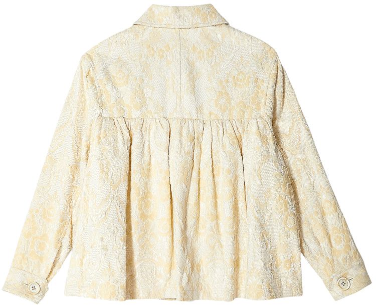 Undercover Floral Embroidered Jacket Ivory