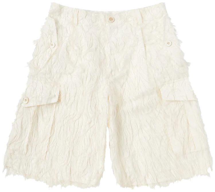 Undercover String Detaled Shorts Off White