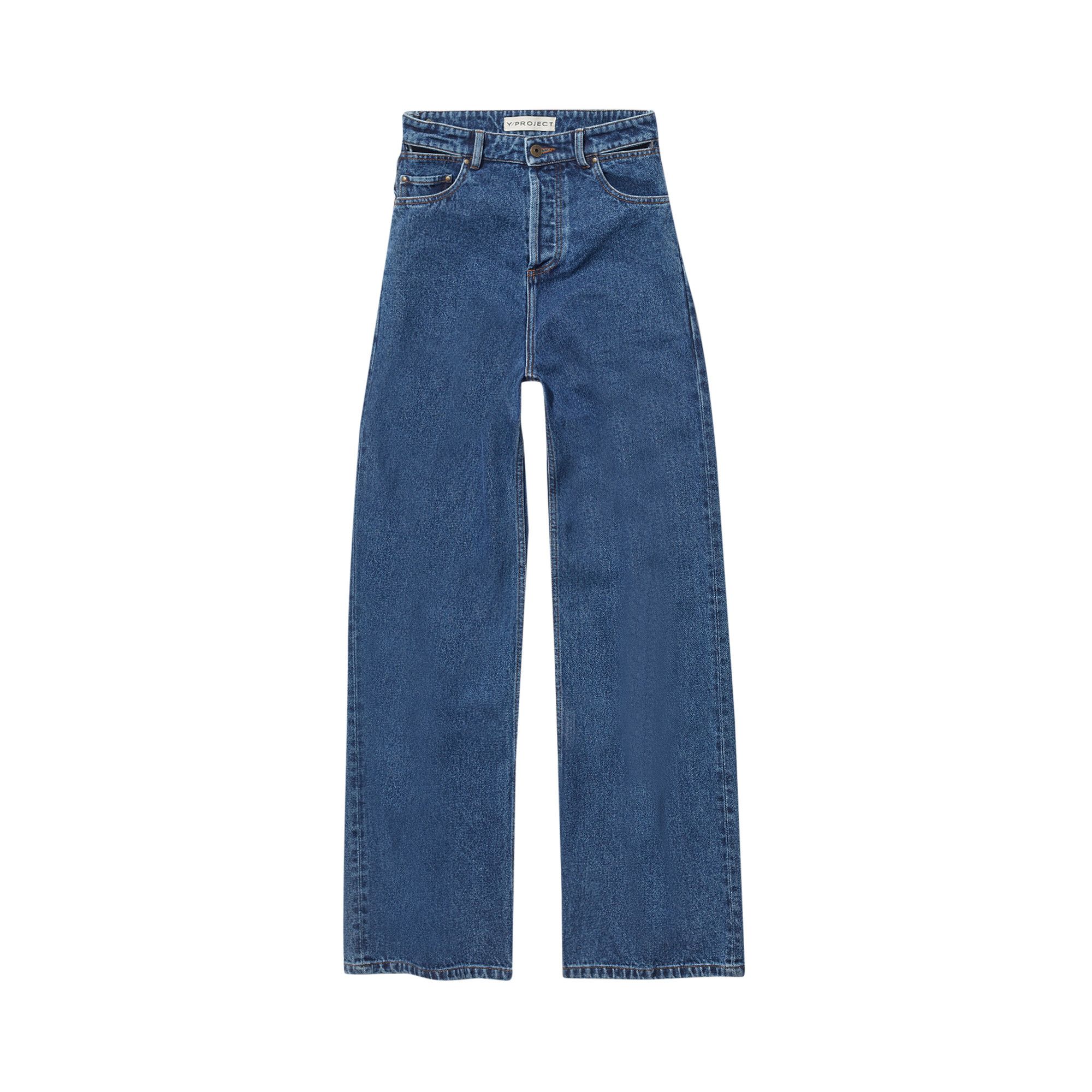 2022人気の Y PROJECT 20aw RUFFLE DENIM 変形デザインデニム - デニム/ジーンズ