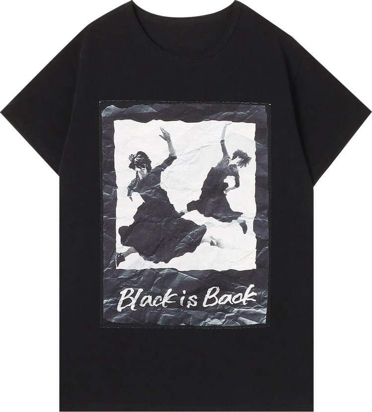 Yohji Yamamoto Pasted Inkjet Short-Sleeve T-Shirt 'Black'