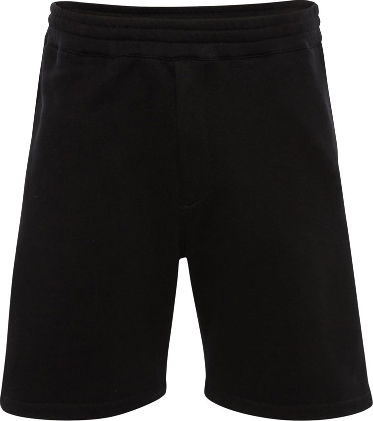 Alexander McQueen Selvedge Logo Tape Detail Shorts 'Black'