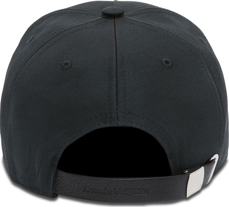 Alexander McQueen Graffiti Baseball Cap BlackIvory