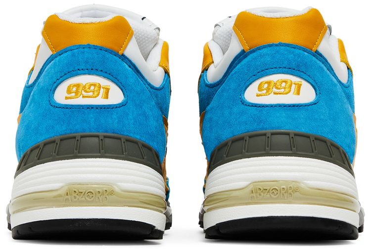 Sneakersnstuff x New Balance 991 Made in England Blue Yellow