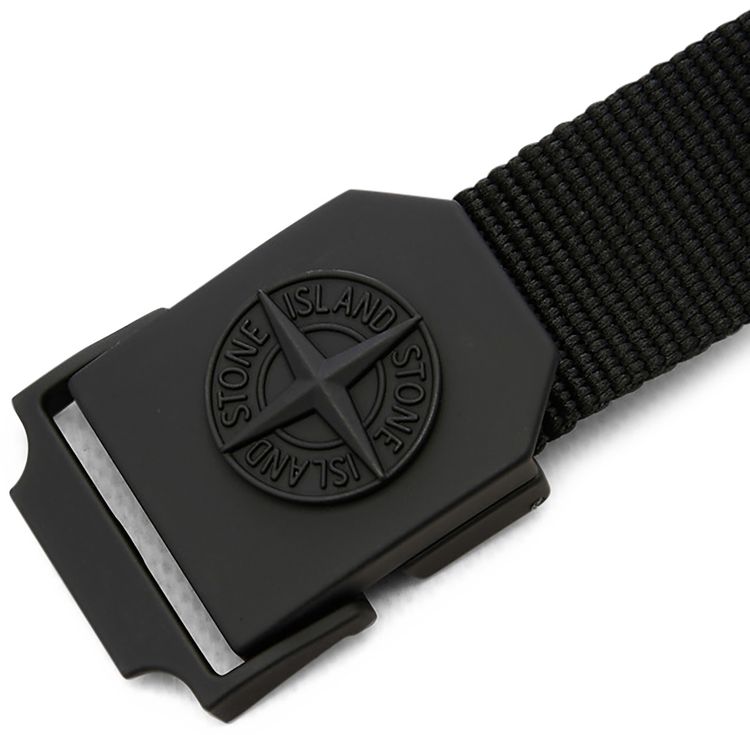 Stone Island Tape Belt Black