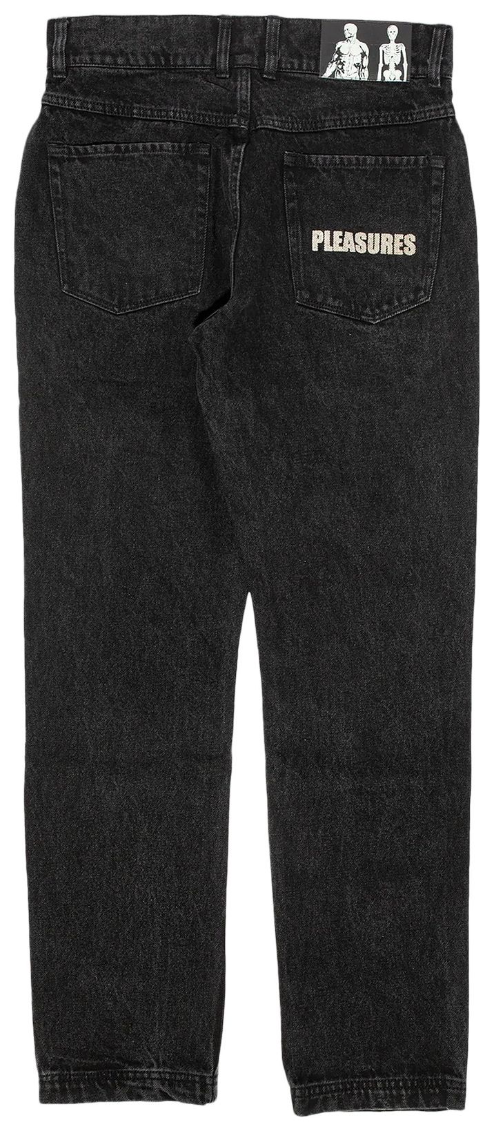 Pleasures Walk On Me Rug Denim Pant Black