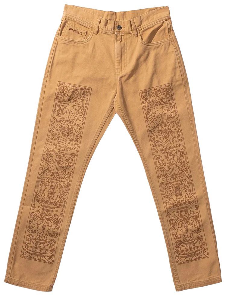 Pleasures Friction Work Pant Tan
