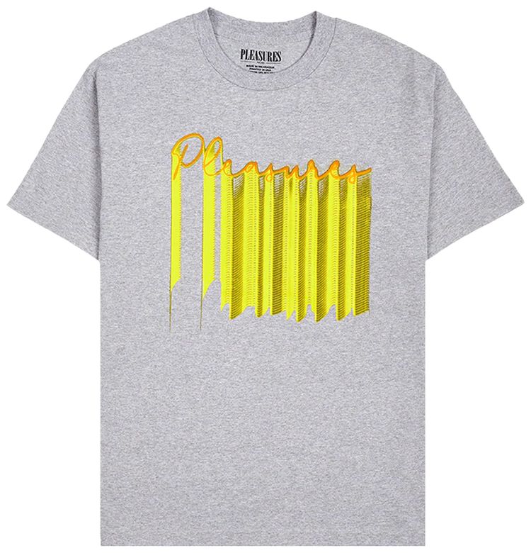 Pleasures Revelation T Shirt Heather Grey