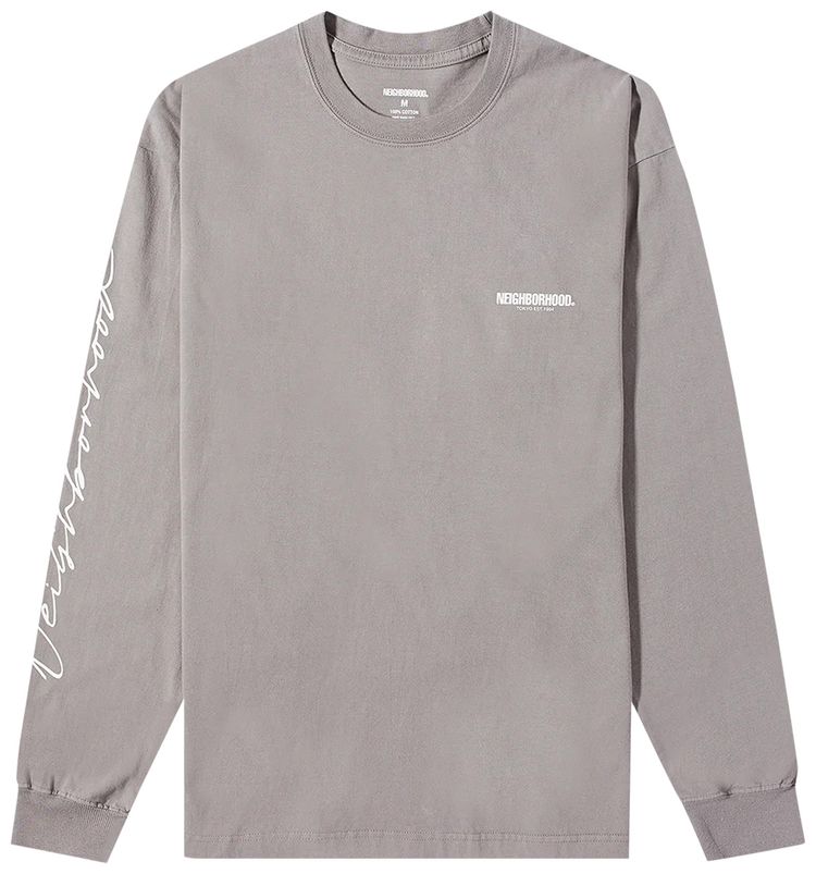 Neighborhood Hummingbird Long Sleeve Tee Grey