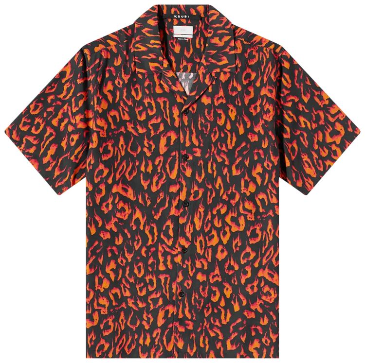 Ksubi Fire Resort Shirt Orange