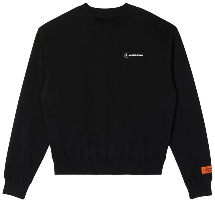 Heron Preston Tape Crewneck BlackWhite