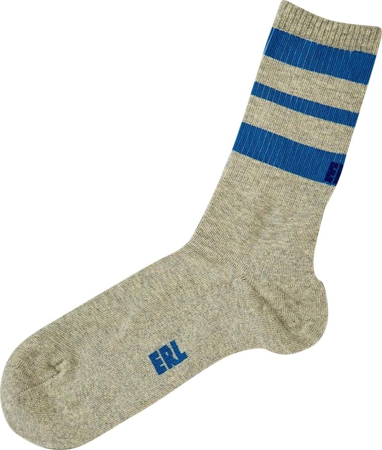 ERL Knit Crew Socks 'Blue'