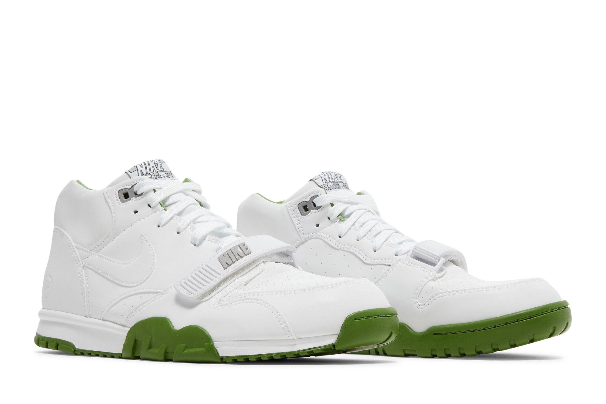 NIKE × FRAGMENT AIR TRAINER 1 Buy Fragment Design x Nike Air Trainer 1 Mid SP 'White Chlorophyll