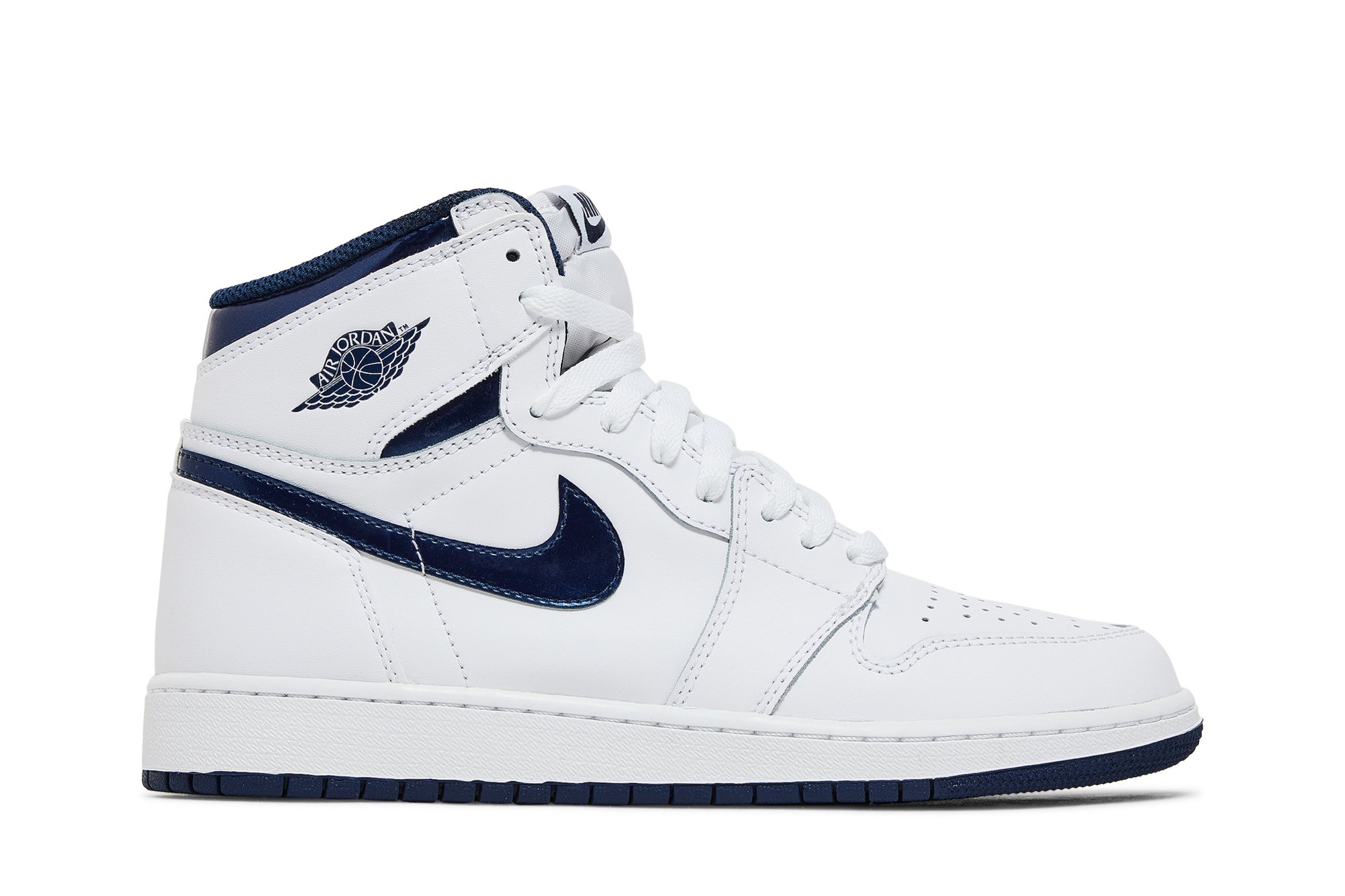 Air Jordan 1 Retro High OG BG 'Metallic Navy'