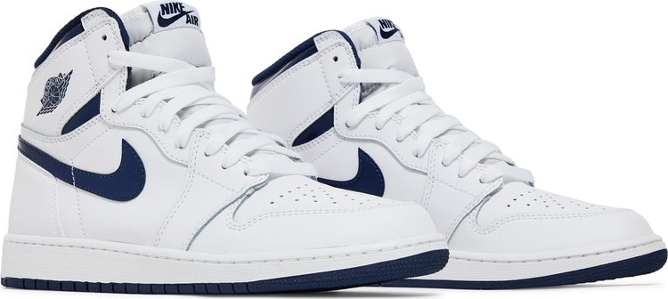 Air Jordan 1 Retro High OG BG Metallic Navy