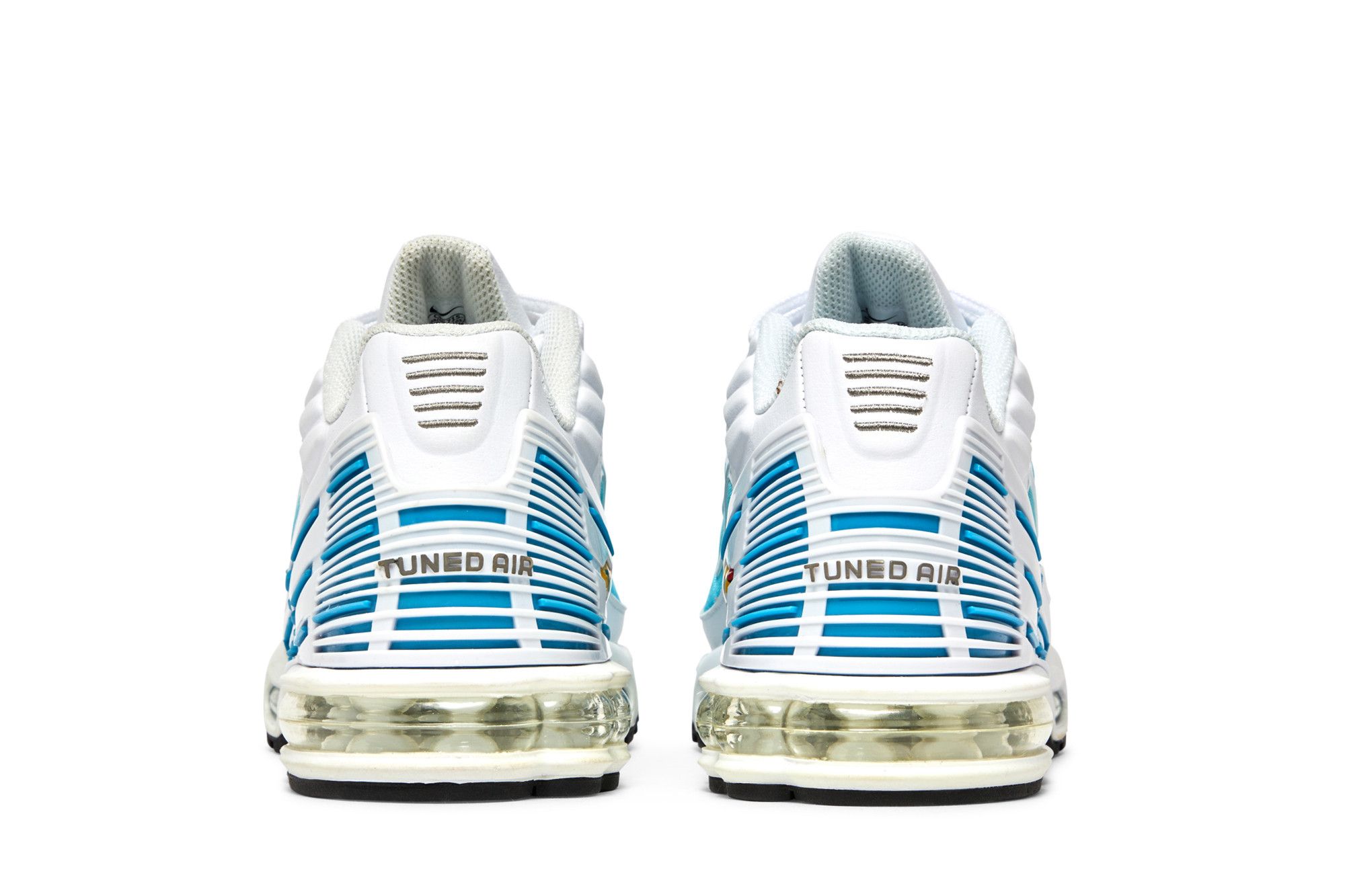 nike tuned 3 white blue