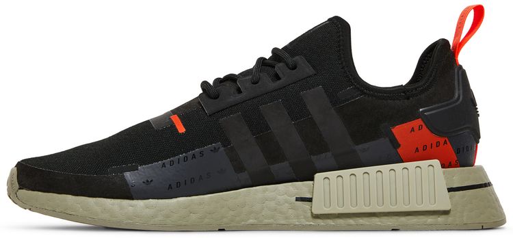 Adidas NMD R1 Black Solar Red