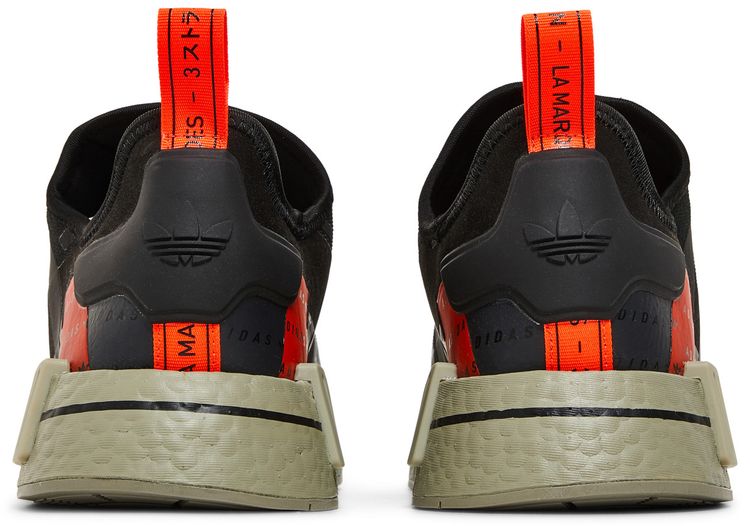 Adidas NMD R1 Black Solar Red