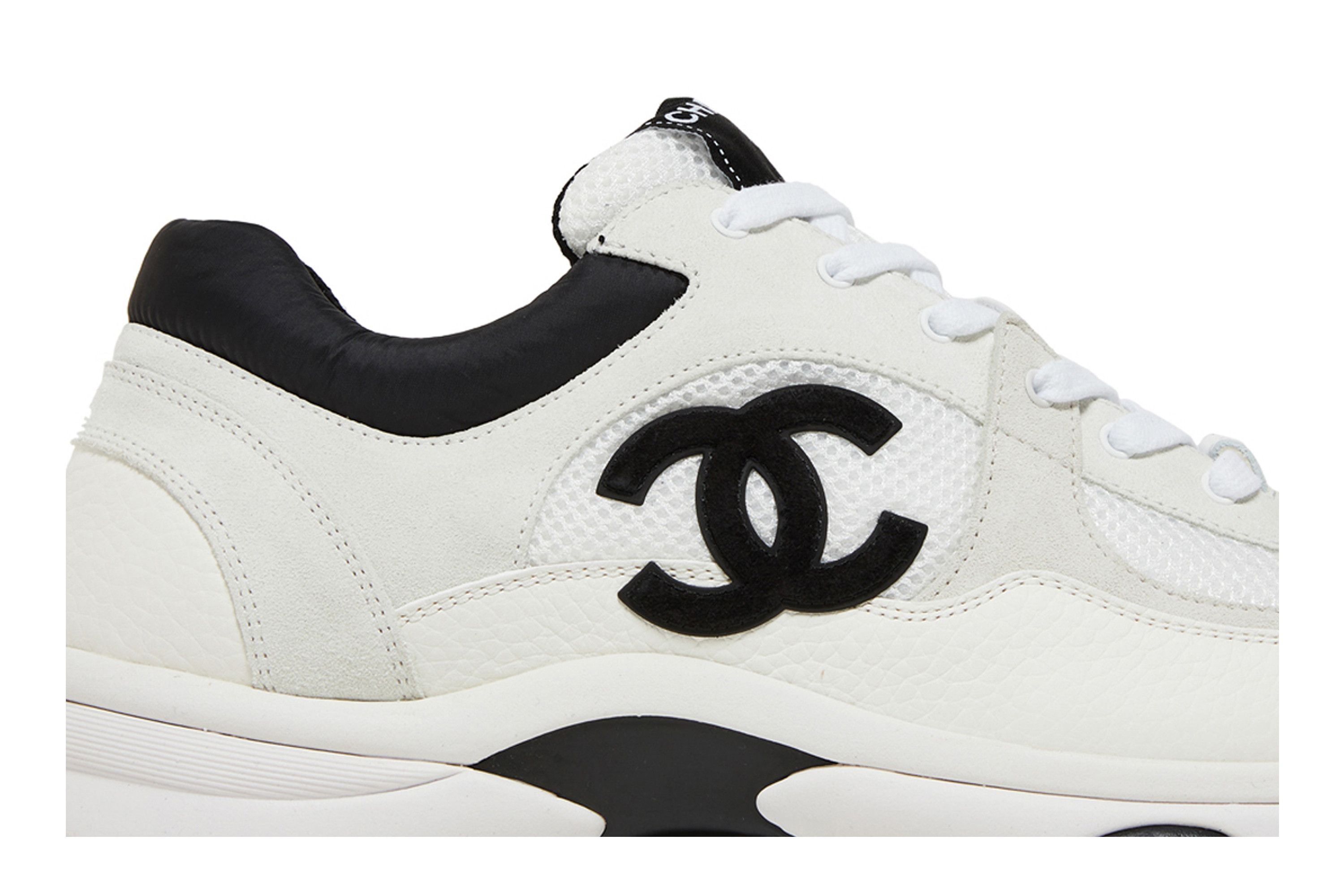 Chanel Chanel Sneaker White Black Men s Size 41