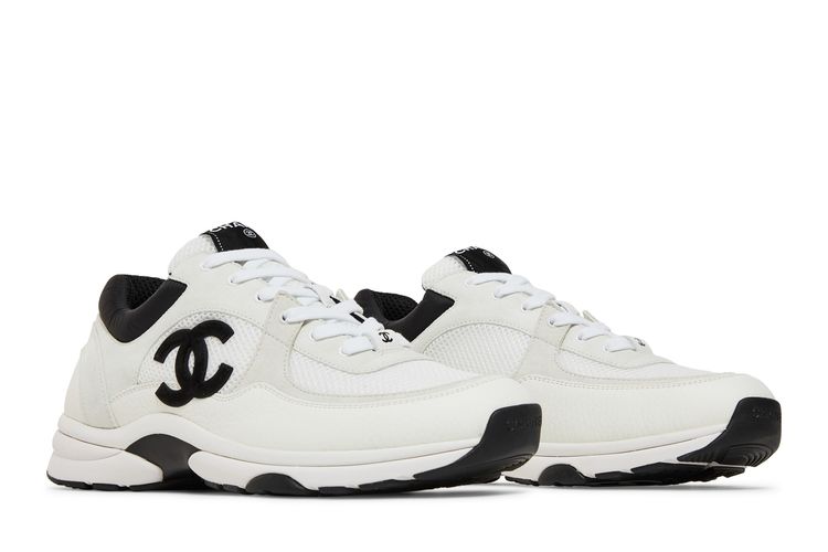 Size Chanel Sneaker 'White Black'