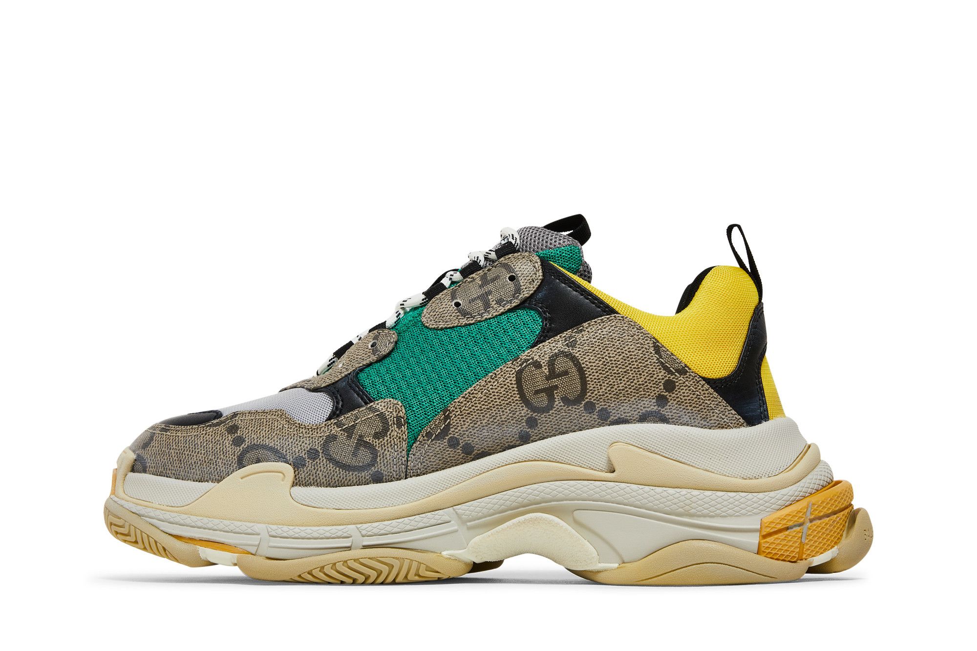Buy Gucci x Balenciaga Triple S 'The Hacker Project - Beige Yellow