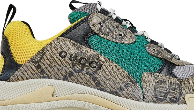 Gucci x Balenciaga Triple S The Hacker Project   Beige Yellow