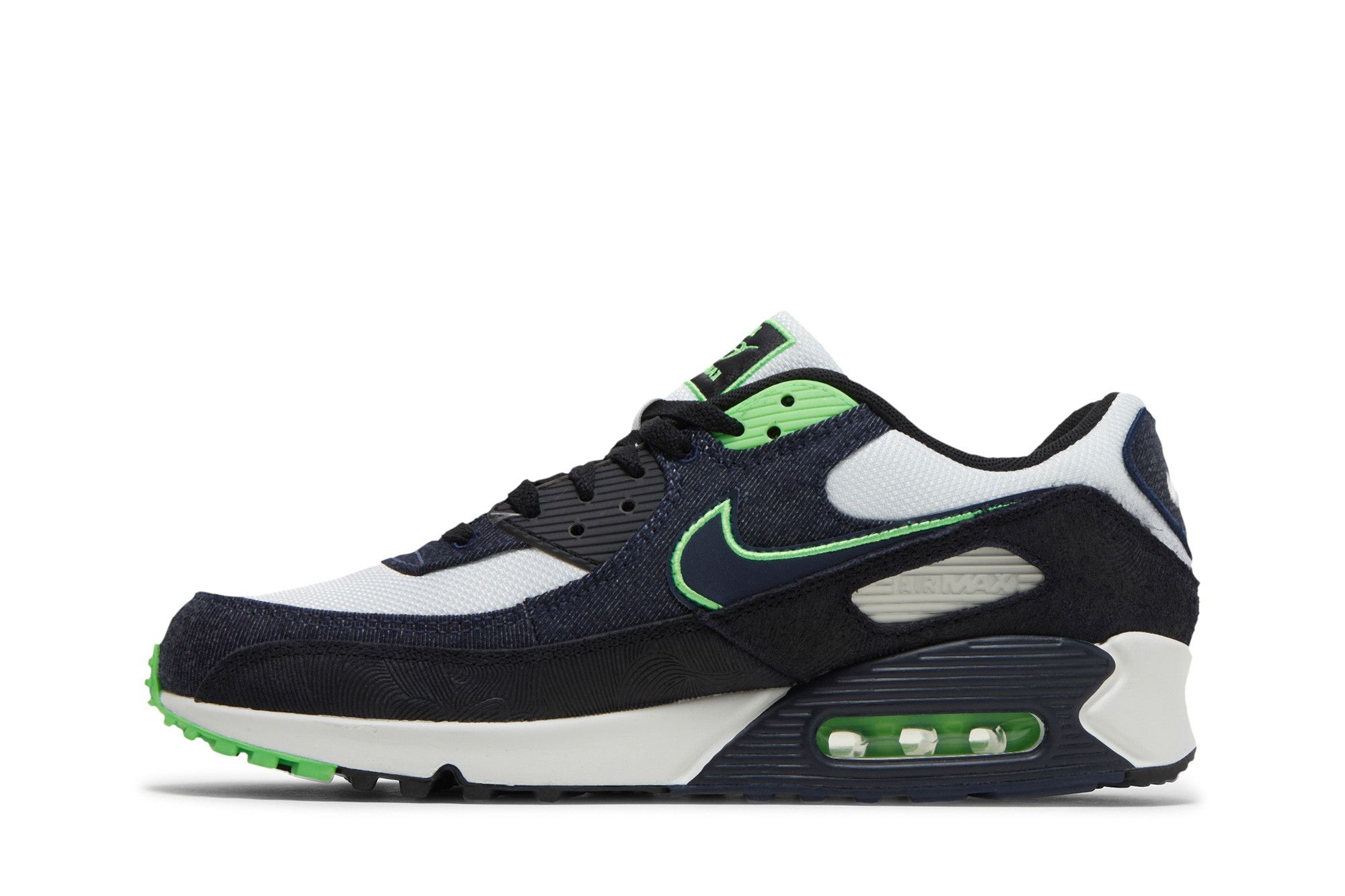 Buy Air Max 90 SE 'Black Scream Green' - DN4155 001 | GOAT