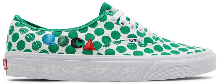 Vans MOCA x Authentic Logo Green