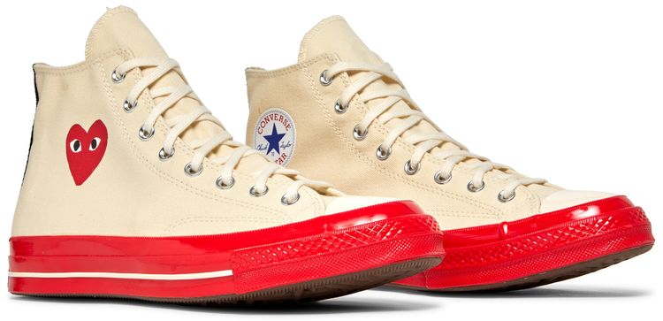 Comme des Garcons Play x Converse Chuck 70 High Pristine Red