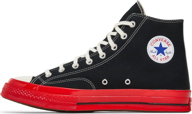 Comme des Garcons Play x Chuck 70 High Black Red