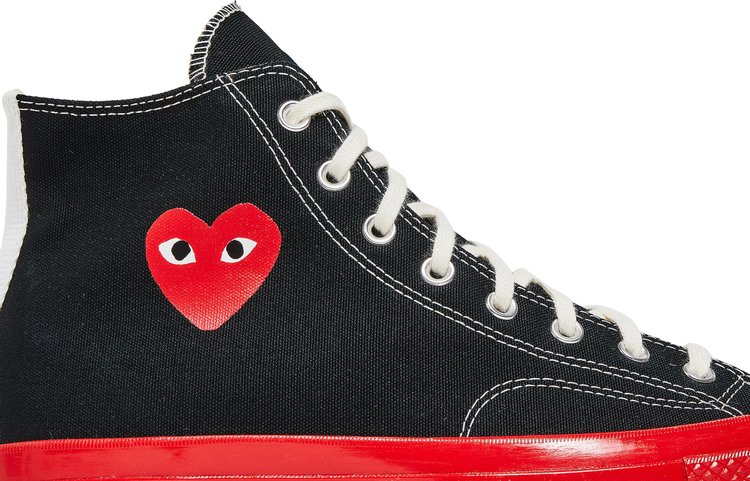 Comme des Garcons Play x Chuck 70 High Black Red