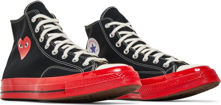 Comme des Garcons Play x Chuck 70 High Black Red