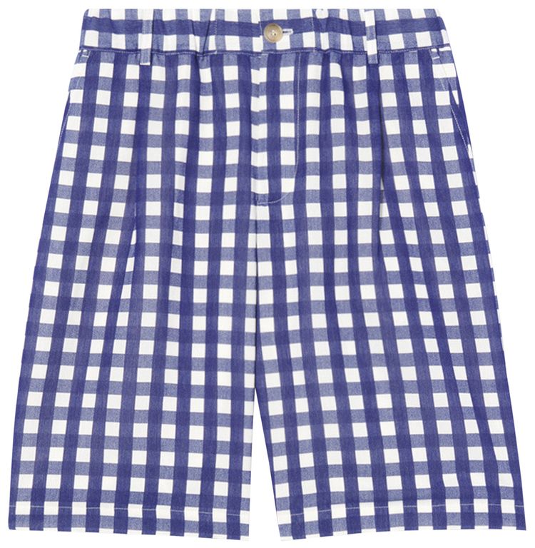 Jacquemus Le Short Gelati Navy Checks