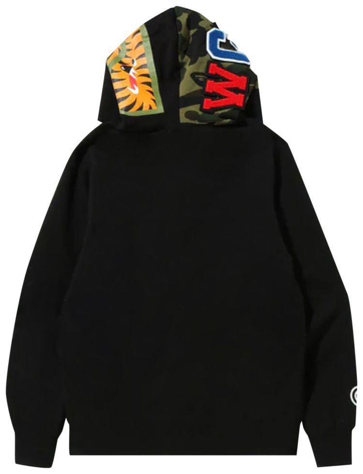 BAPE Detachable Shark Full Zip Hoodie Black