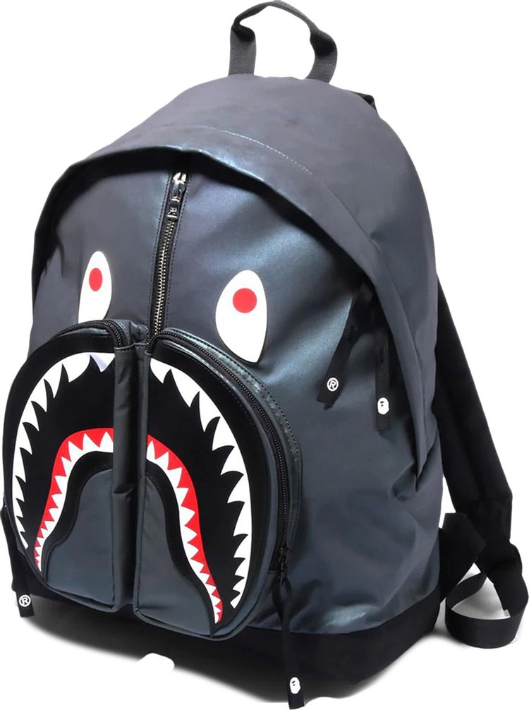 Buy BAPE Aurora Shark Day Pack 'Black' - 1I30 189 022 BLACK