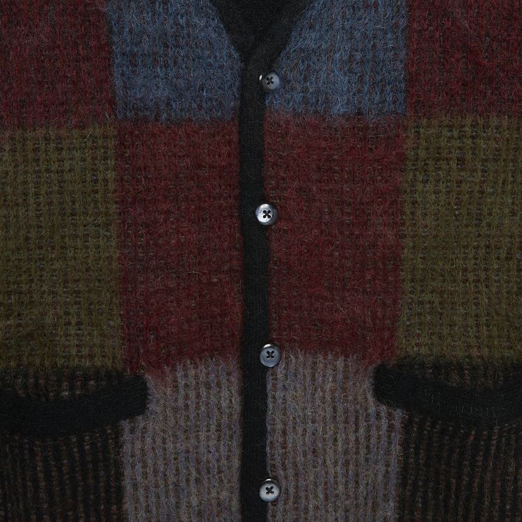 Supreme Brushed Grid Cardigan Black