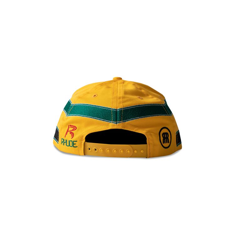 Rhude Ayrton Hat YellowForest GreenRed