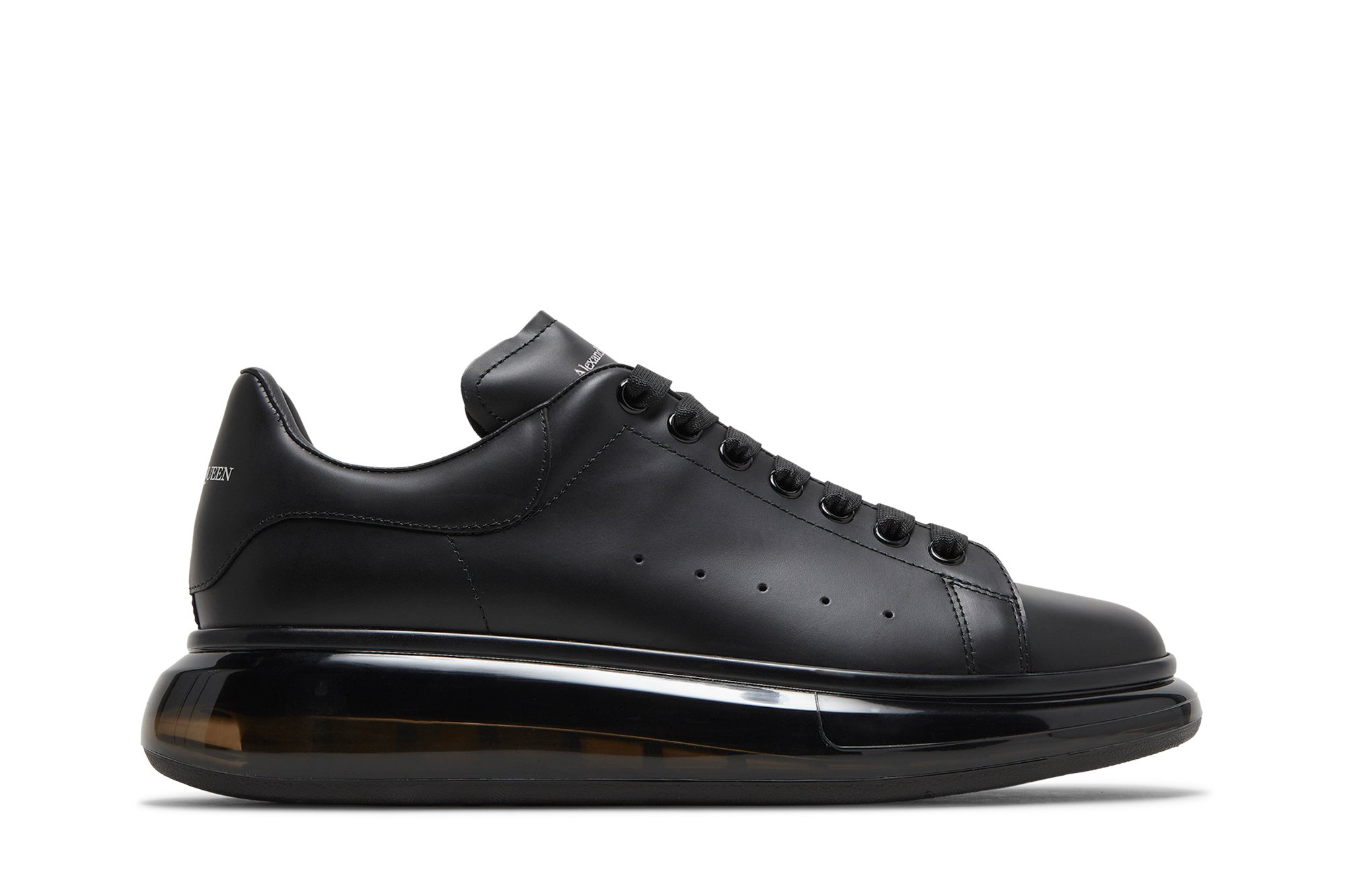 Alexander McQueen Oversized Sneaker 'Clear Sole - Black' | GOAT