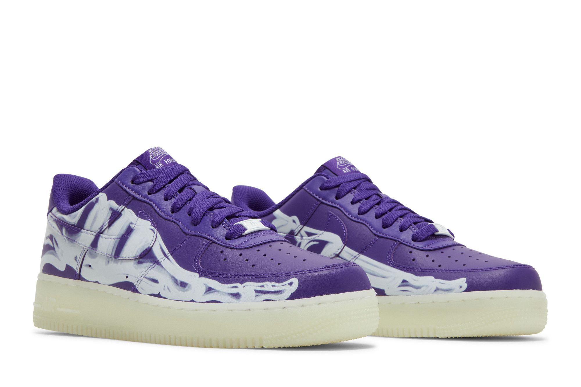 Buy Air Force 1 Low Purple Skeleton CU8067 500 GOAT