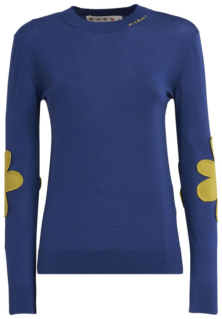 Marni Roundneck Sweater Cornflower