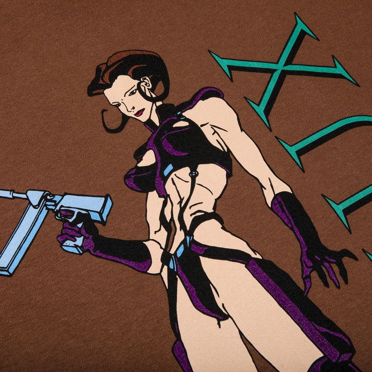 Supreme Aeon Flux Long Sleeve Tee Brown