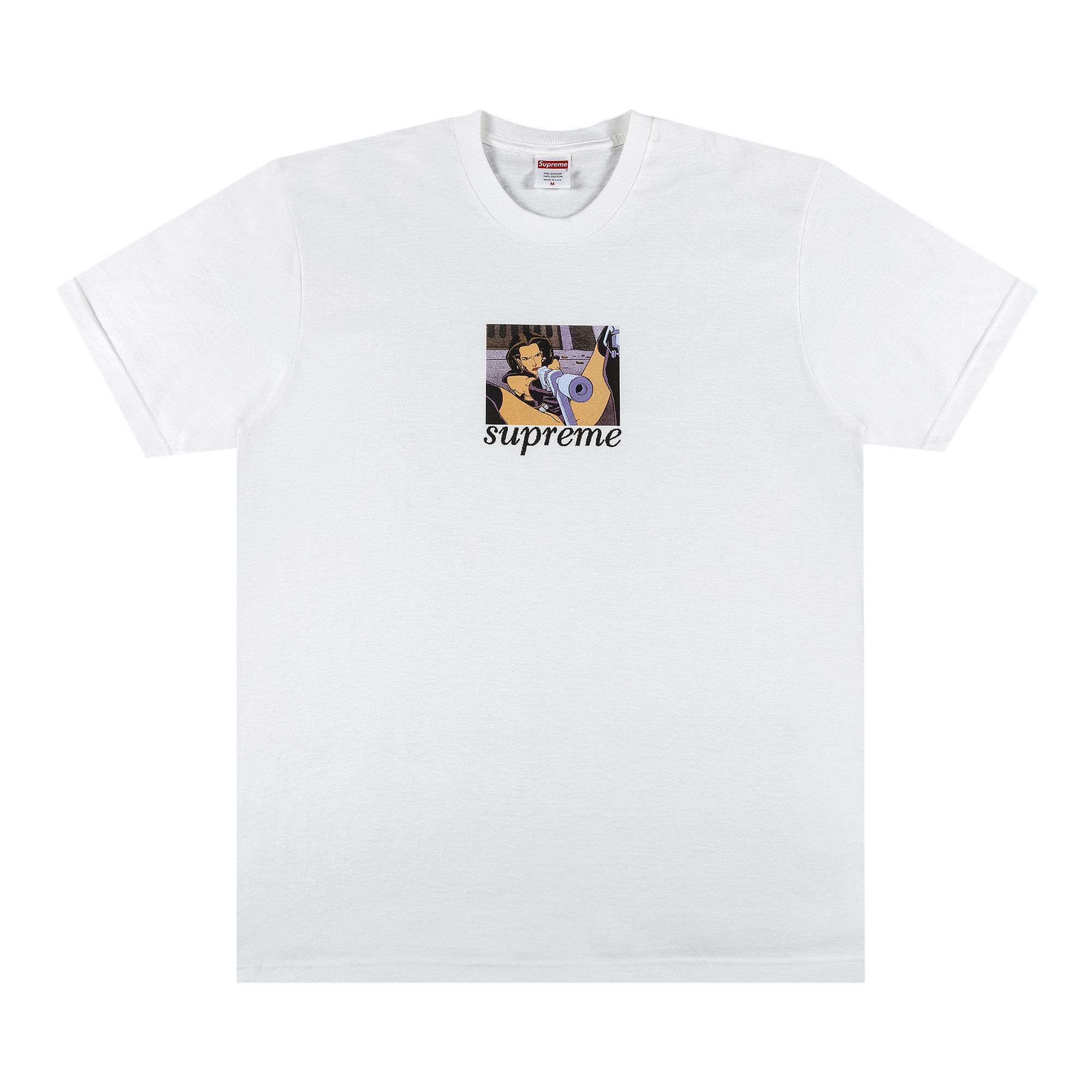 Buy Supreme Aeon Flux Gun Tee 'White' - SS22T7 WHITE | GOAT