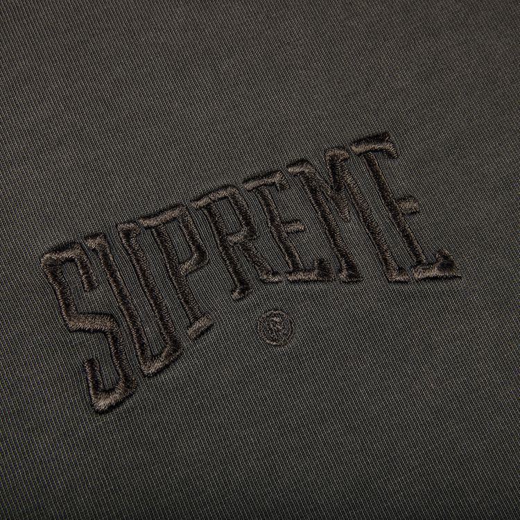 Supreme Acid Wash Short Sleeve Top Black