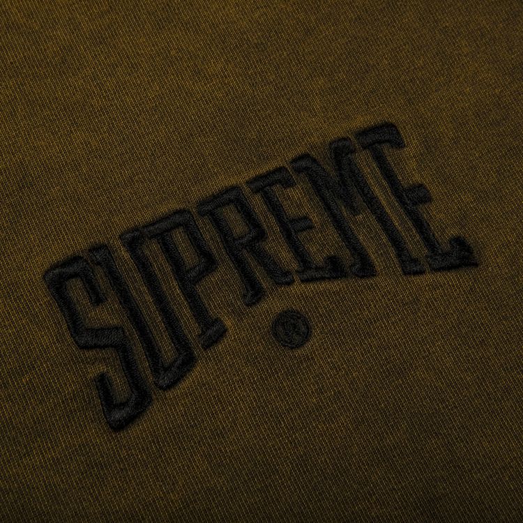 Supreme Acid Wash Short Sleeve Top Rust