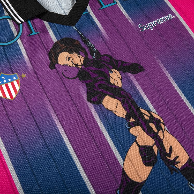 Supreme Aeon Flux Soccer Jersey Pink