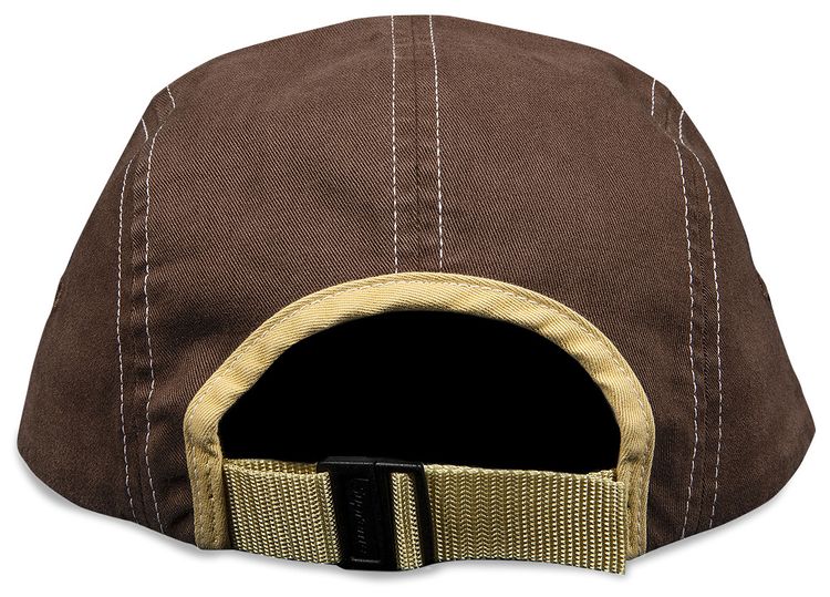 Supreme 2 Tone Twill Camp Cap Brown