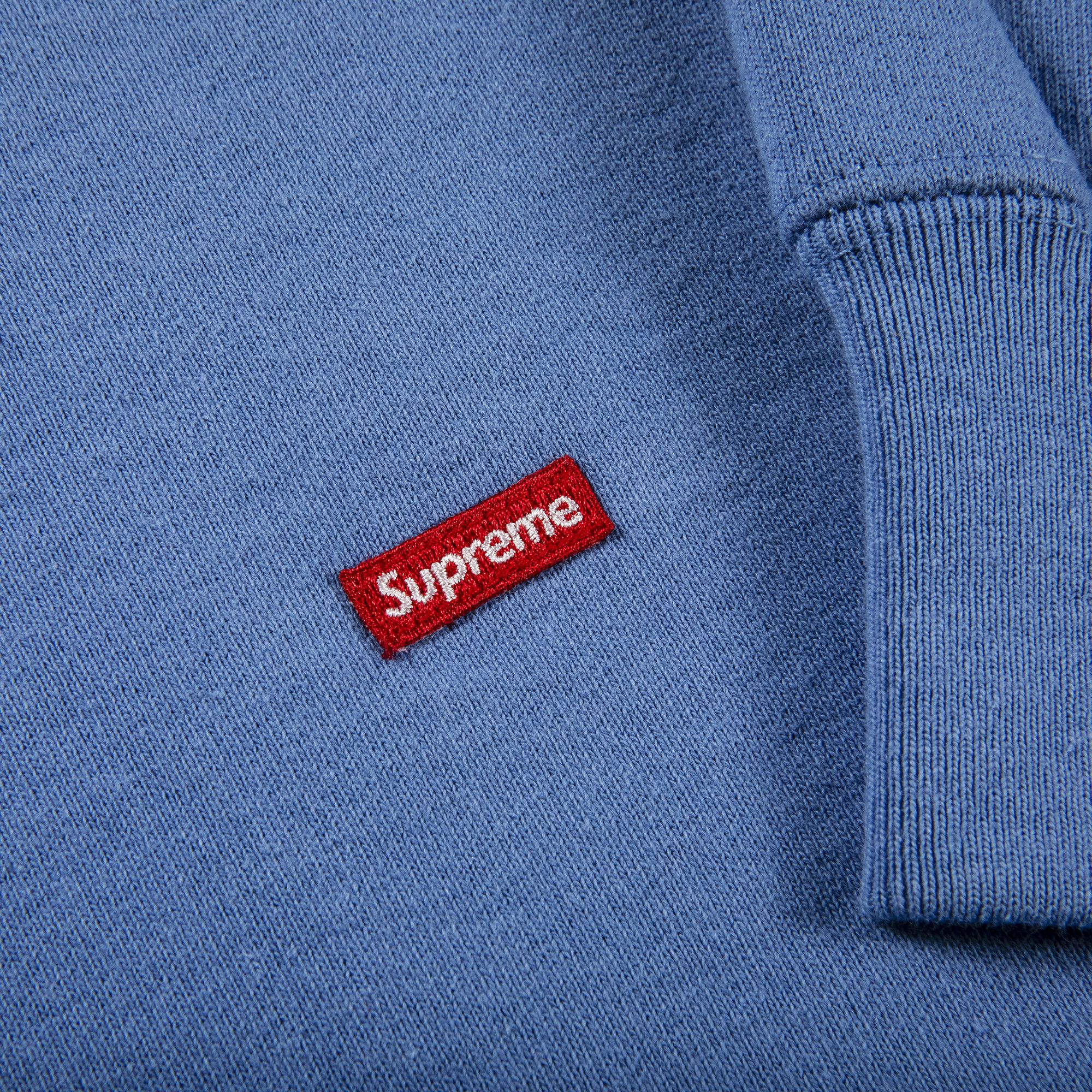 Size xxl Supreme Small Box Crewneck Light Blue